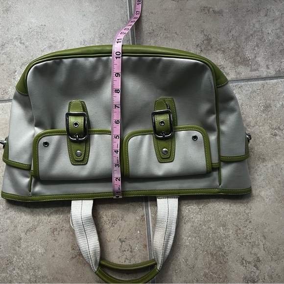 Coach Cream and Green Tote Bag - Picture 15 of 15